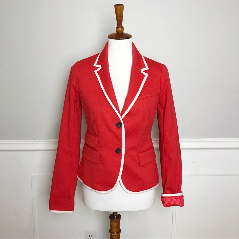 GAP Academy Blazer Women’s 4 orange vermillion